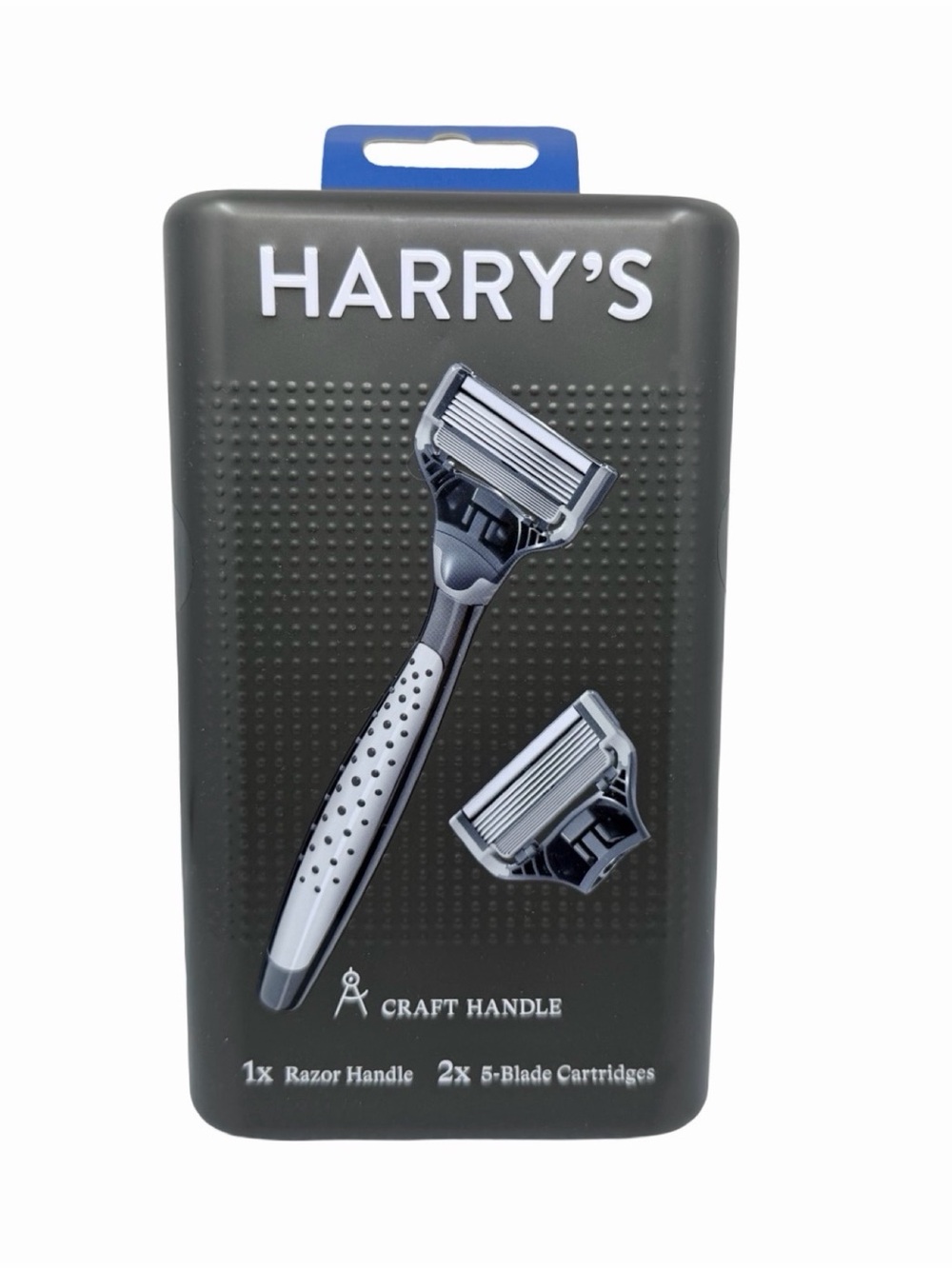 Harry’s Craft Handle Shaving Set - 1 Handle / 2 Five Blade Cartridges